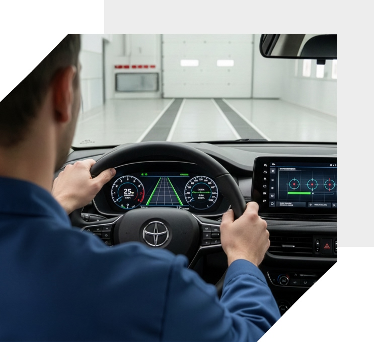 combined windshield sensor calibration